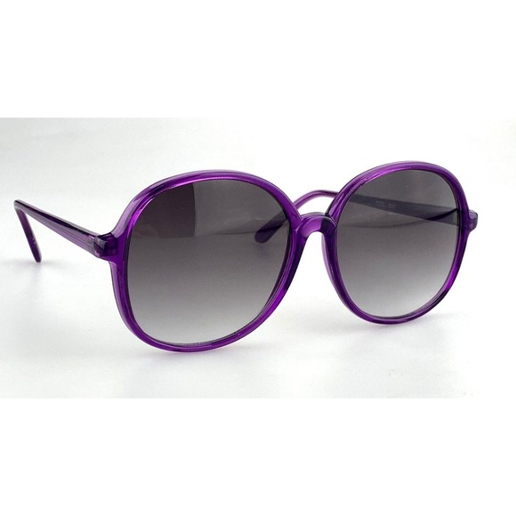 Vintage Cool-Ray Sunglasses Purple Round Oversized Retro - Picture 1 of 10